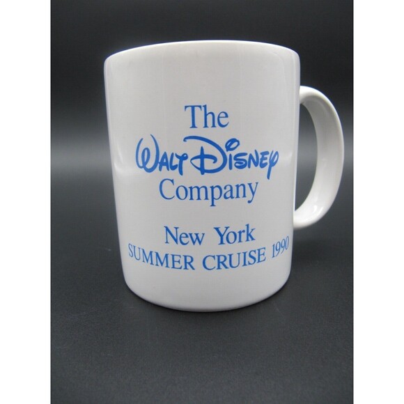 Disney Corporate NY Summer Cruise ‘90 Mug Mickey Mouse  RARE Steamboat Willie - Picture 2 of 4